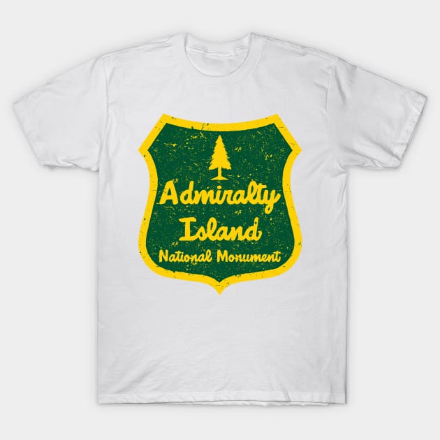 Admiralty Island National Monument shield T-Shirt by nylebuss